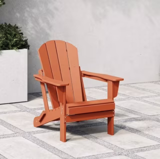 WestinTrends Malibu Outdoor Folding Adirondack Deck Chair