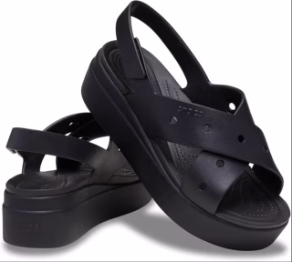 Crocs Womens Brooklyn 4U Low Wedges