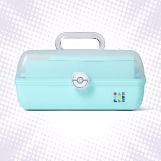 Pokémon x Target Caboodles Case Clear Sparkle/Light Blue