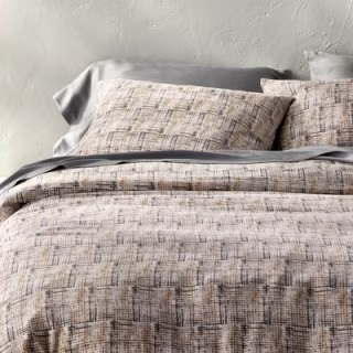 Casaluna Heavyweight Linen Blend Duvet Cover and Sham Set 