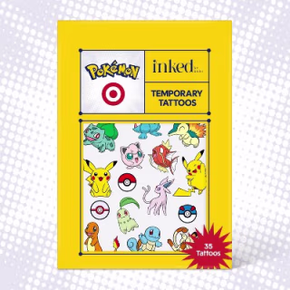 Pokémon x Target Inked by Dani Temporary Tattoos
