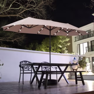 Autlaycil Solar Patio Umbrella