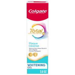 2. Colgate Total Active Prevention Plaque Cleanse Whitening Gel Toothpaste