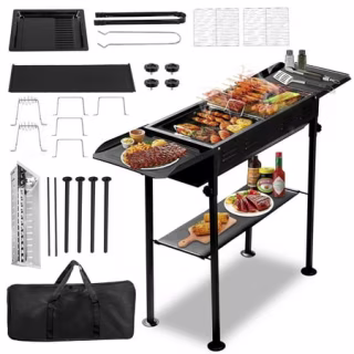 Ktaxon Portable Steel Charcoal Grill