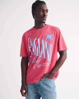 Abercrombie England Football Graphic Tee