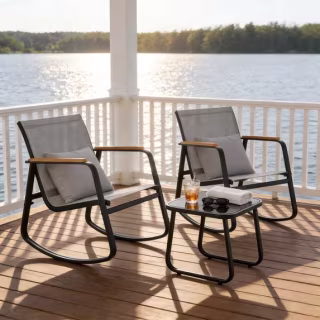 Lofka All Weather Patio Furniture Set (3 Piece)