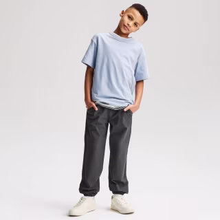 Cat & Jack Boys' Stretch Straight Fit Woven Pull-On Pants