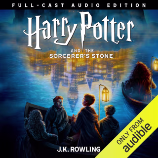 "Harry Potter and the Sorcerer's Stone" by J.K. Rowling, narrated by Hugh Laurie, Riz Ahmed and more