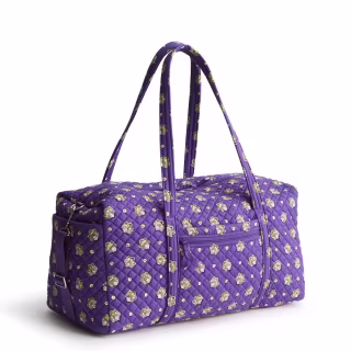Vera Bradley Outlet Cotton Large Travel Duffel Bag