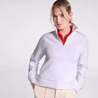 CALIA Women's Golf Soft Scuba 1/4 Zip Sweatshirt