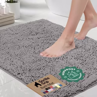 Gorilla Grip Chenille Bath Rug