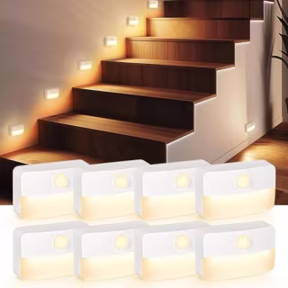 Motion Sensor Stair Lights (Pack of 8)