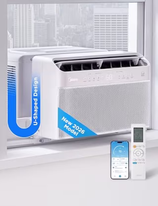 Midea U-Shaped Inverter Window AC (12,000 BTU)