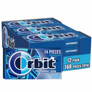 Orbit Peppermint Sugar Free Gum 