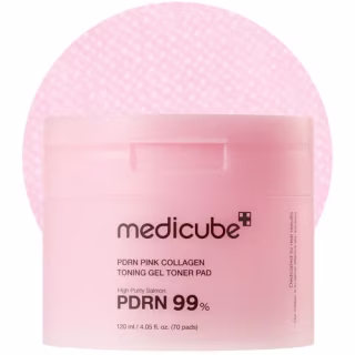 Medicube PDRN Pink Collagen Toning Gel Toner Pad