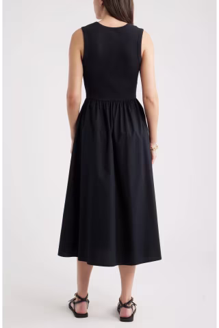 Caslon Mixed Media Dress