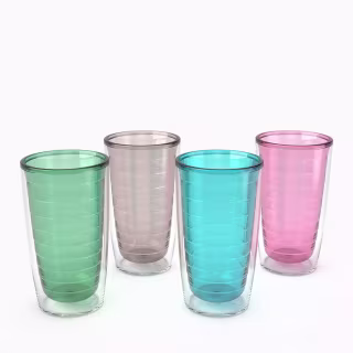 Tervis Clear and Colorful Tabletop Collection Tumblers