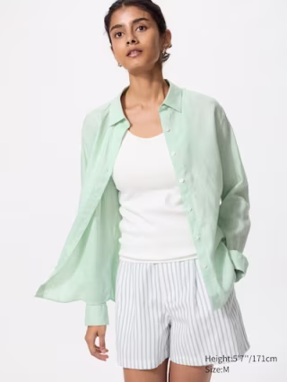 Uniqlo Women's Premium Linen Shirt