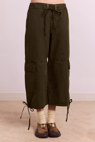 Damson NadderToshi Utility Capri Trouser
