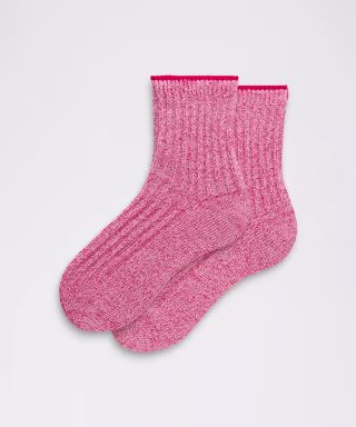 Lululemon Unisex Quarter-Length Ragg Socks