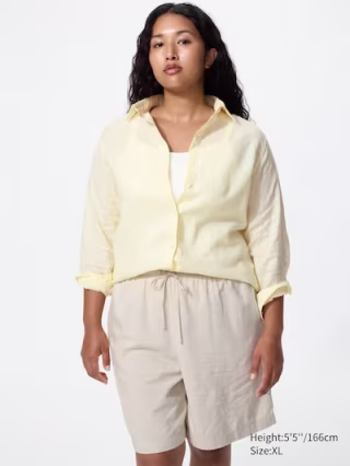 Uniqlo Women's Premium Linen Shirt