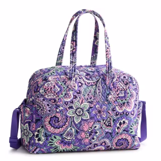 Vera Bradley Outlet Cotton Large Weekender Travel Bag