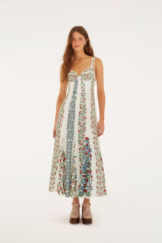 Farm Rio Off-white fruit beauty maxi dress