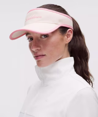 Lululemon Removable Sweatband Cotton Canvas Visor