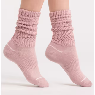 Nordstrom Athleisure Slouch Rib Crew Socks