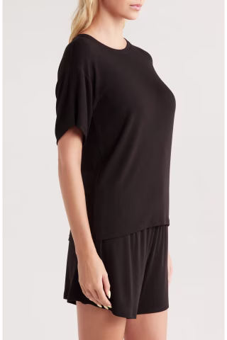 Nordstrom Moonlight Eco Easy Rib Short Pajamas