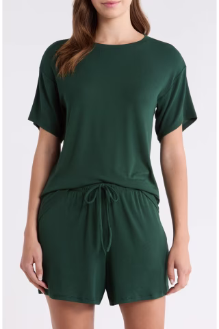 Nordstrom Moonlight Eco Easy Rib Short Pajamas