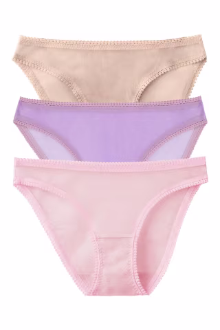 On Gossamer 3-Pack Mesh Hip Bikinis
