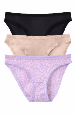 On Gossamer 3-Pack Mesh Hip Bikinis