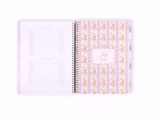 LoveShackFancy x Target Yoobi Everblooming Rosettes Monthly and Weekly Planner