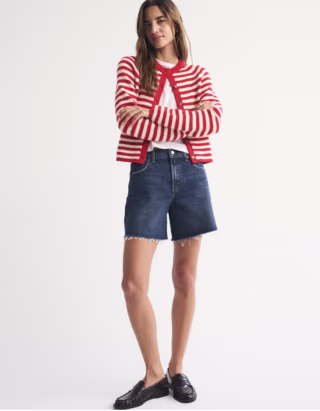 Abercrombie High Rise Loose Short