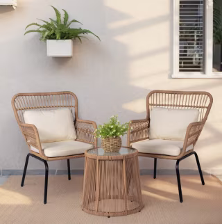 Bay Isle Home Dawna Patio Conversation Set