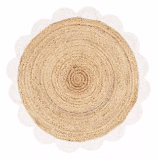 Gracie Oaks Cosner Hand Braided Area Rug