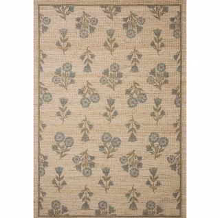 Chris Loves Julia x Loloi Rue Moss Blue Area Rug