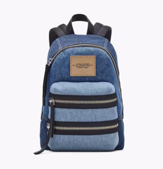 Marc Jacobs The Biker Denim Medium Backpack
