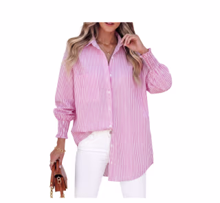Fantaslook Striped Button Down Shirt