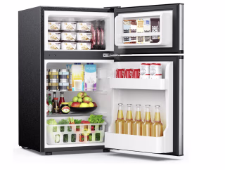 Euhomy Mini Fridge with Freezer