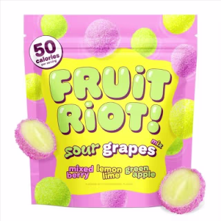 Fruit Riot Frozen Sour Grapes Mix