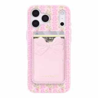 LoveShackFancy x Target Case-Mate Adhesive Bow Cardholder