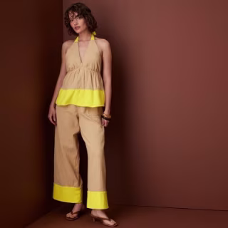 Rosie Assoulin x Target Halter Babydoll Top