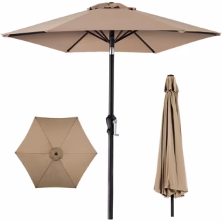 Best Choice Products Outdoor Steel Market Patio Umbrella (10 Foot)