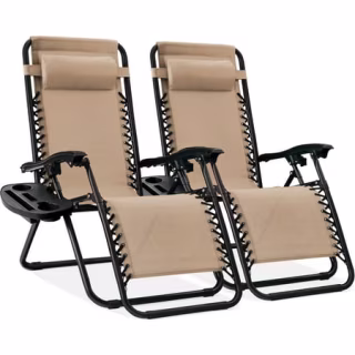 Best Choice Products Zero Gravity Lounge Chairs (Set of 2)