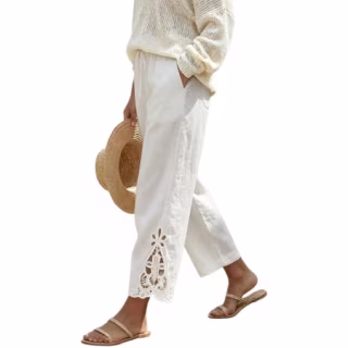 Dokotoo Linen Cotton Pants