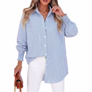 Fantaslook Striped Button Down Shirt