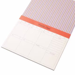 Papier To Go Tear Away Pages Weekly Desk Pad Planner