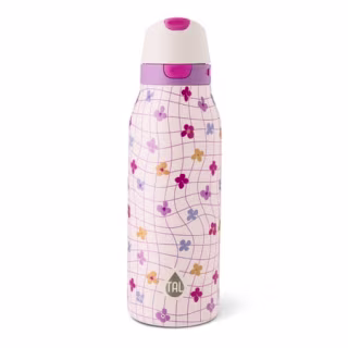 Tal 20oz Stainless Steel 2-in-1 Straw and Chug Water Bottle 